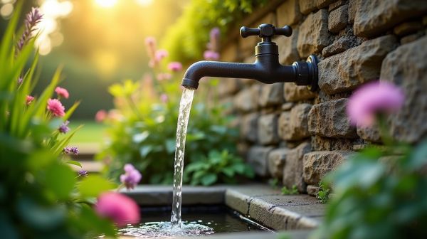 Choisir un robinet mural extérieur pour un jardin durable